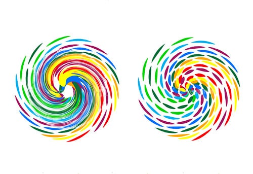 Colourful Spiral Logos
